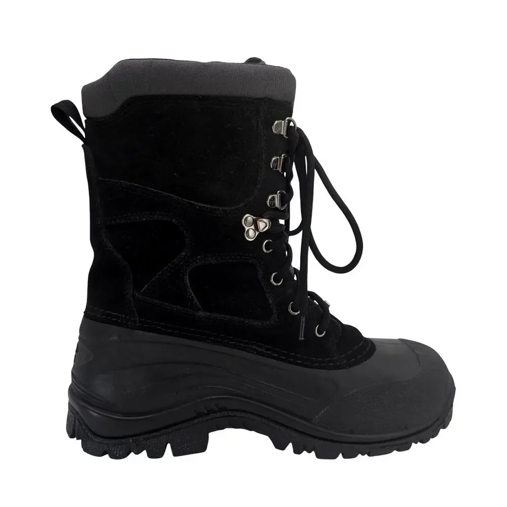 Kamik Industrial Safety Insulated Winter Boots ANSI Waterproof Black Suede Men 8